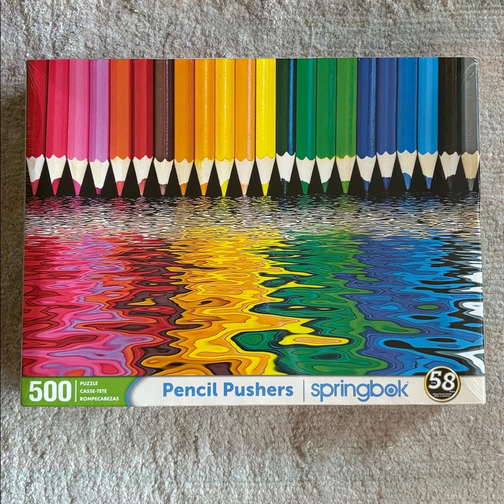 Springbok Pencil Pushers 500 Piece Puzzle